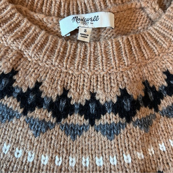 Madewell Modern Slope Fair Isle Sweater - Picture 6 of 7